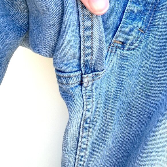 Wrangler Straight Leg Husky Size 12 Denim Jeans with Adjustable Waist - Picture 6 of 12